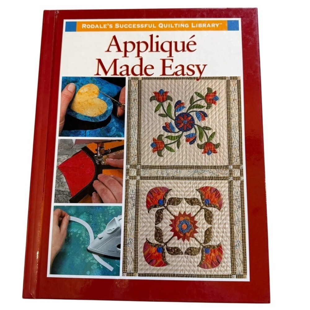 Rodale Applique Made Easy Book Quilting Library Hardcover 1998 Vintage